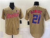 Men's Puerto Rico #21 Roberto Clemente Tan 2023 World Baseball Classic Stitched Jersey,baseball caps,new era cap wholesale,wholesale hats